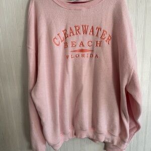 Pink Clearwater Beach Sweater